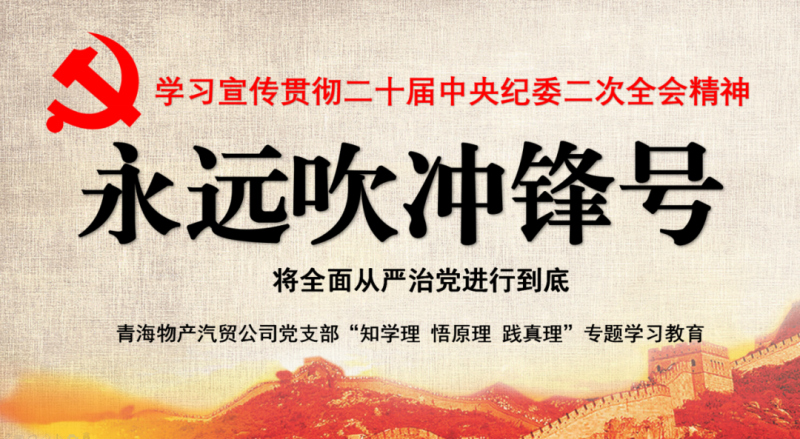 物產汽貿黨支部舉行“知學理、悟原理、踐真理” ——“永遠吹沖鋒號”篇專題學習